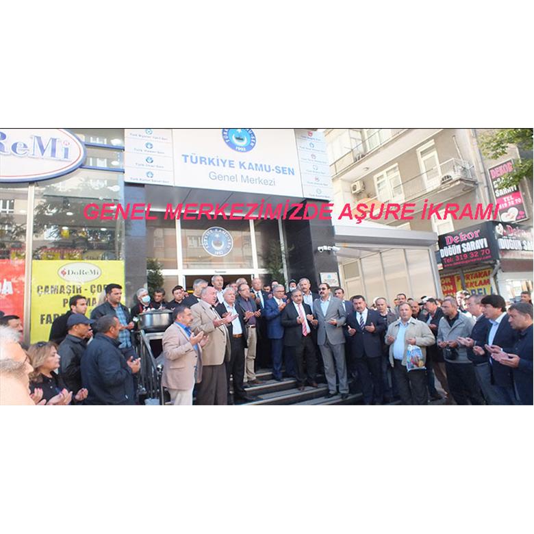 GENEL MERKEZİMİZDE AŞURE İKRAMI YAPILDI